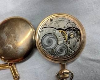 CLOSEUP INSIDE POCKET WATCH