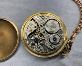 HAMILTON 21 JEWEL POCKET WATCH