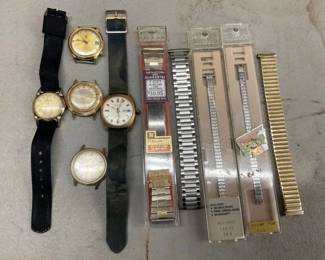 VARIOUS WATCHES AND BANDS