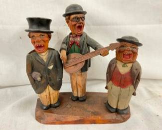 EARLY WOODEN BOTTLE TOPPERS