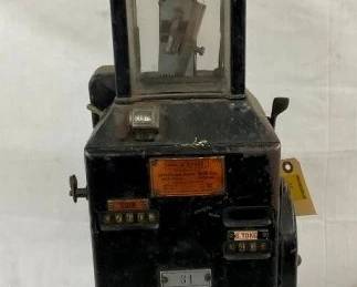 EARLY JOHNSON TROLLY COIN BOX