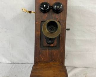 OAK WALL TELEPHONE