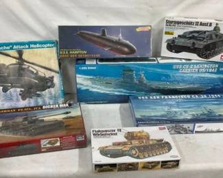 MODEL BOATS AND PLANES