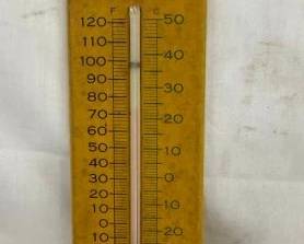 13IN JOHN DEERE THERMOMETER