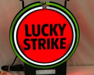 14X17 LUCKEY STRIKE NEON SIGN