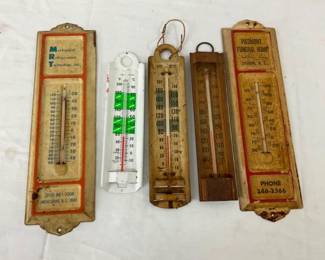 VARIOUS EARLY THERM. 9-14IN