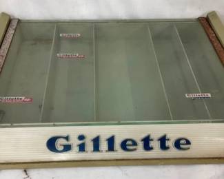 GILLETTE RAZOR COUNTER DISPLAY