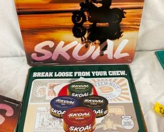 NOS EMB. SKOAL ADV. SIGNS