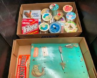 COLLECTION VARIOUS FISHING ITEMS