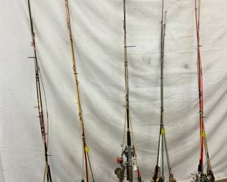 COLLECTION FISHING RODS/REELS