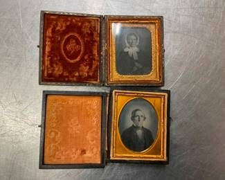 EARLY TIN TYPE PICTURES