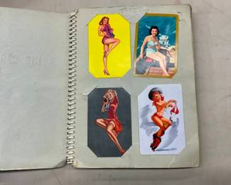 COLLECTION EARLY PINUP GIRL CARDS