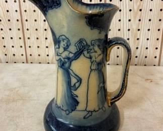 EARLY TRANSFER WARE PITCHER
