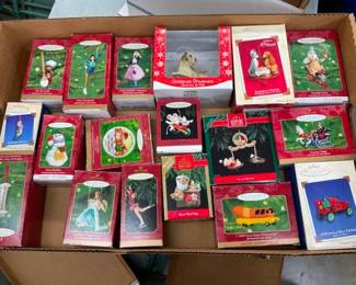 LARGE COLLECTION HALLMARK ORNAMENTS