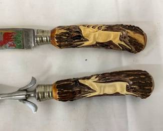 CLOSEUP ORNATE HANDLES