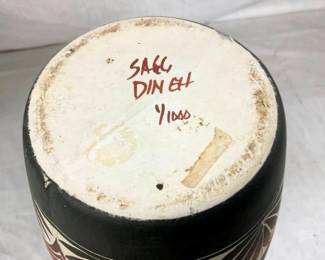 CLOSEUP SIGNED POTTERY DINEH