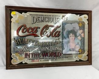 MIRROR COCA COLA ADV. 38X25
