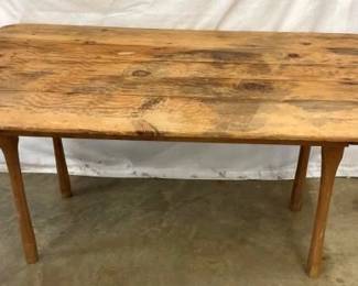 EARLY 1800'S PINE FARM TABLE