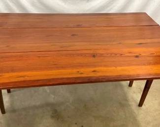 LATE 1800'S PINE HARVEST TABLE