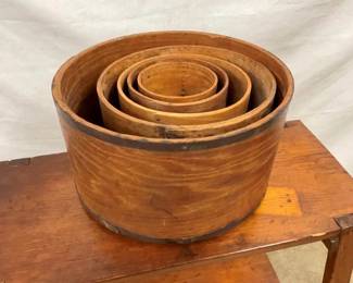 NOS WOODEN MEASURE BUCKETS