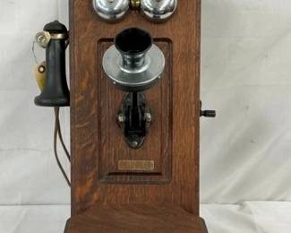 HERCULES OAK WALL TELEPHONE