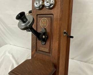 OAK WALL TELEPHONE
