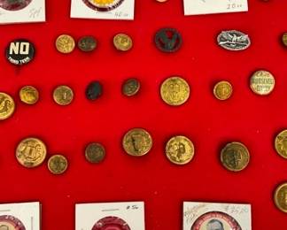 CIVIL WAR/POLITICAL BUTTONS