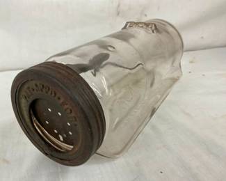 VERY UNUSUAL EARLY GLASS MOUSE TRAP