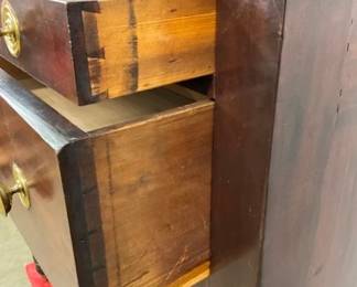 CHAMPERED DRAWERS, DOVETAILED