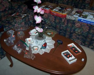 CHERRY COFFEE TABLE & SMALLS