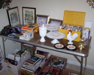 CAMERAS, MILK GLASS & MORE