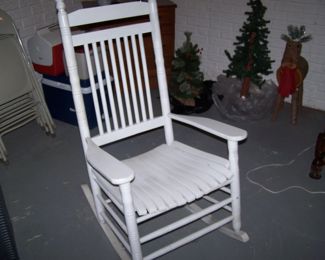 PAINTED ROCKER & HOLIDAY ITEMS