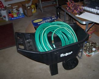YARD CART & HOSE