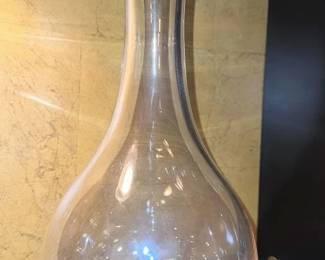 Glass Decanter 11”