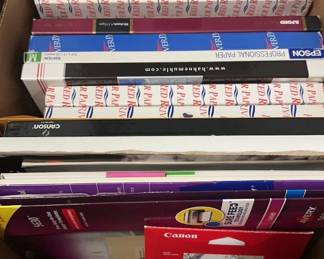 Box of Opened Professional Paper, Photo, Avery,