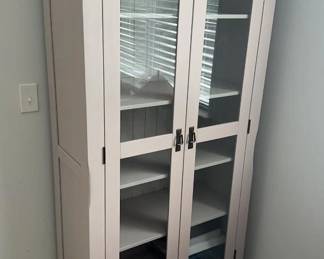 Kemble Rustic Solid Oak Display Cabinet