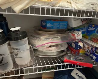 Paper Products, Water Bottles, Ziploc, Foil,