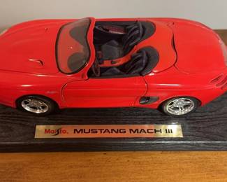 Mustang Mack III Diecast On Display