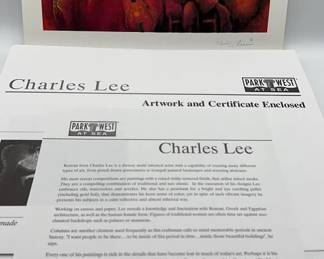 Charles Lee Guitar Serenade Signed Print