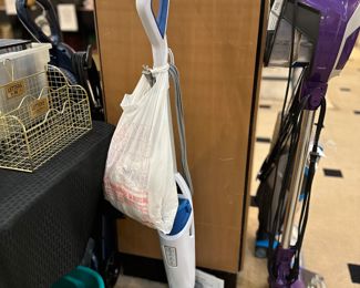 Lots of vacuums, and floor care machines.