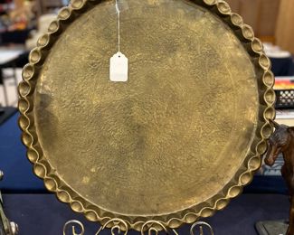 Large bronze tray