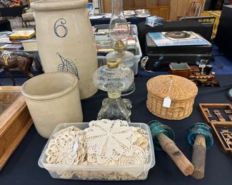 Crocks, vintage items