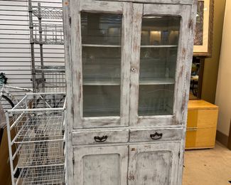 distressed hutch