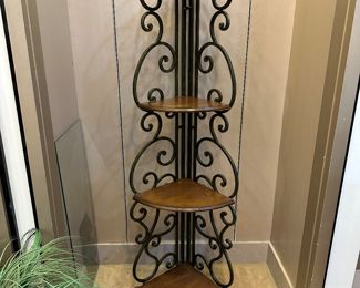 Wrought Iron corner shelf