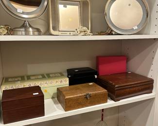 make up mirrors, jewelry boxes, health & beauty