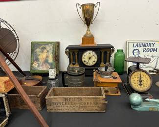 Lots of collectibles in the back room!