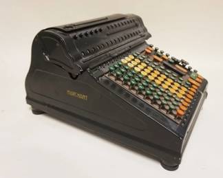 1104	MARCHANT ADDING MACHINE/CALCULATOR, APPROXIMATELY 15 IN X 15 IN X 9 IN HIGH
