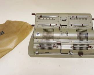 1109	BRUNSVIGA ADDING MACHINE CALCULATOR APPROXIMATELY 17 IN X 9 IN X 7 IN
