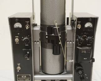 1123	AGA GEODIMETER MODEL GA, APPROXIMATEL 14 IN X 18 IN X 21 IN HIGH
