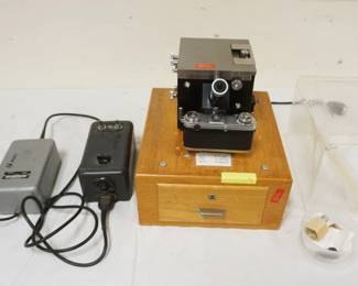 1128	ZEISS INTERFERENCE MICROSCOPE, LINNIK MICROSCOPE W/CONTAX IIA CAMERA
